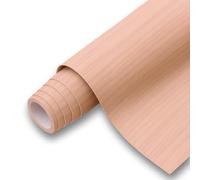 Revestimiento de Vinilo Autoadhesivo Profesional para Pared, Puertas, Muebles, Cocina y Baños - Ancho Exclusivo 124 cm - OAK Beige Natural - KW1668 - 124 x 100 cm