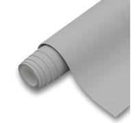 Revestimiento de Vinilo Autoadhesivo Profesional para Pared, Puertas, Muebles, Cocina y Baños - Gris Lunar KS1825 - Sin Obra - Alta Resistencia - Envío desde España - 124 x 200 cm