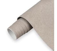 Revestimiento de Vinilo Autoadhesivo Profesional para Pared, Puertas, Muebles, Cocina y Baños - Piedra Gris Claro - Alta Resistencia - KM1004 - Envío desde España - 124 x 200 cm