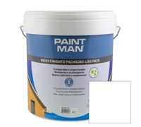 Revestimiento fachadas liso mate blanco paintman 15l