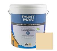 Revestimiento fachadas liso mate gris arenisca paintman 15l