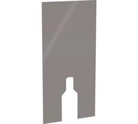 Revestimiento frontal Geberit para módulo sanitario Geberit Monolith para inodoro de pie, 101cm, 242382SQ1, Color: La umbra de vidrio - CM