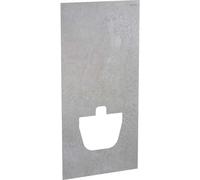 Revestimiento frontal Geberit para módulo sanitario Geberit Monolith para inodoro suspendido, 101 cm, ancho de montaje del inodoro 18 y 23 cm, 242.530.JV.1, Color: Aspecto de hormigón con vetas de pie