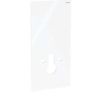 Revestimiento frontal Geberit para módulo sanitario Geberit Monolith para inodoro suspendido, 101 cm, ancho de montaje del inodoro 18 y 23 cm, 242530SI1, Color: Vidrio Blanco - CM