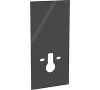 Revestimiento frontal Geberit para módulo sanitario Geberit Monolith para inodoro suspendido, 101 cm, ancho de montaje del inodoro 18 y 23 cm, 242530SJ1, Color: Vidrio Negro - CM