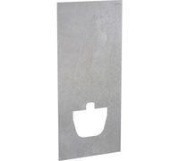 Revestimiento frontal Geberit para módulo sanitario Geberit Monolith para inodoro suspendido, 114 cm, ancho de montaje del inodoro 18 cm, 242662JV1, Color: Aspecto de hormigón con vetas de piedra - CM