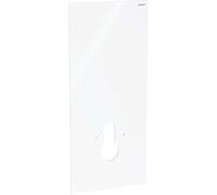 Revestimiento frontal Geberit para módulo sanitario Geberit Monolith para inodoro suspendido, 114 cm, ancho de montaje del inodoro 18 cm, 242662SI1, Color: Vidrio Blanco - CM