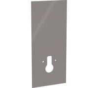Revestimiento frontal Geberit para módulo sanitario Geberit Monolith para inodoro suspendido, 114 cm, ancho de montaje del inodoro 18 cm, 242662SQ1, Color: La umbra de vidrio - CM