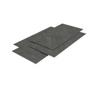 Revestimiento pared bladel 12 paneles pvc 120x60cm - grey stone [neu.haus]