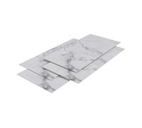 Revestimiento pared bladel 16 paneles pvc 120x60cm - white marble [neu.haus]