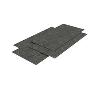 Revestimiento pared bladel 4 paneles pvc 120x60cm - grey diamond [neu.haus]