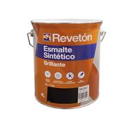 REVETON Esmalte Brillante Antioxidante 4 Lt (Negro 691)