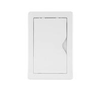 Revisionsklappe 100 x 150 mm Revisionstür 10 x 15 cm Kunststoff Trockenbau Gipskarton Wartungklappe Weiß Feuchtraumgeeignet Unterputzklappe