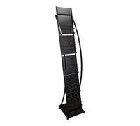 Revistero color negro 38x170.5x38cm edm