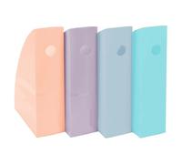 Revistero plastico exacompta mag-cube aquarel set de 4