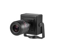 REVODATA Mini 5MP PoE Cámara IP, Ultra HD 2880x1620P, Lente de Zoom Manual 6-22mm, Compacta Mini Interior PoE Vigilancia de Seguridad, P2P Vista Remota por PC/Teléfono Móvil (I712-2-P-TS-X)