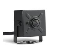 REVODATA TSEye Mini Cámara IP PoE 5MP con Audio, Lente estenopeica 3,7mm, Ultra HD 2880 x 1620P, Tiny PoE Cámara de Seguridad para el Hogar Micrófono CCTV Vigilancia P2P(I706-2-P-A-TS Metal)