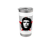Revolucion Cuba Guerrillero Icono Comunismo Vaso térmico de acero inoxidable de doble pared