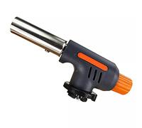 RevolutionLine - Mechero soplete encendedor de gas | Flambeador, repostería y cocina | Recargable con gas estándar | Regulador de la llama | Encendido piezoeléctrico (No incluye cartucho de gas)
