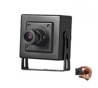 Revotech HD 3MP Mini Cámara IP, 2K FHD 2304 x 1296P, 48V PoE Cámara Seguridad Interior CCTV 3.6mm Lente(75°FOV), Control Remoto, Andriod/iOS, Compatible con NVR, Caja metálica (I706-POE-Negro)