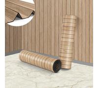 ReWallpaper 60CMx3M Paneles PVC Pared Interior Madera Placas Pared Autoadhesivo 3d para Cocina Baño Impermeable Grueso Papel Pintado Panel De Espuma Imitacion Madera Dormitorio Comedor
