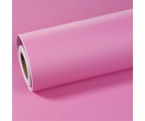 ReWallpaper Papel Pintado Pared Dormitorio Rosa Papel Autoadhesivo para Muebles Infantil 40cm×7m Papel Tapiz Paredes Rosa Habitacion Rollo Vinilo Adhesivo Liso Pared Baño Impermeable