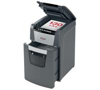 Rexel 2020130XEU - Destructora de Papel Automática Optimum AutoFeed 130X, Corte en Partículas P-4 (4x28 mm), 130 Hojas A4, Papelera Extraíble 44L, Destruye Grapas y Clips, Uso en Oficina