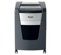 Rexel 2021512MEU - Destructora de Papel XP512+ Momentum Extra de Micro Corte, Destruye 12 Hojas a la Vez, Nivel de Seguridad P5, Tecnología Antiatascos, Oficina, Papelera Extraíble de 45 Litros, Negra