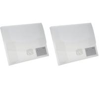 REXEL 2102027 - Carpeta de proyectos ICE 25 mm DIN A4 color transparente (Paquete de 2)