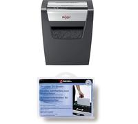 Rexel 2104572EU - Destructora de Papel Personal/Home Office Momentum X312, Corte en Confeti, Papelera de 23L, Seguridad P3, Destruye hasta 12 Hojas + Pack 12 Hojas Lubricantes