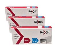 REXEL ACCO5020 - Caja 1500 grapas Nº 25 galvanizadas (Paquete de 3)