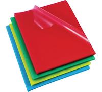 Rexel Cut Back 12216AS - Carpeta plástica para folios A4 (polipropileno, 100 unidades, texturizadas), transparente