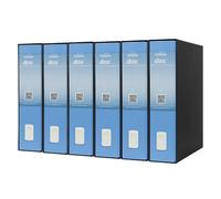 Rexel D15216 Dox 2 - Archivador de palanca formato A4, 6 unidades, color azul