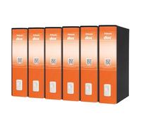 Rexel D26202 Dox 2 - Archivador de palanca formato folio, 6 unidades, color naranja