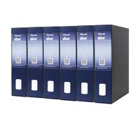 Rexel D26204 Dox 2 - Archivador de palanca formato folio, 6 unidades, color azul