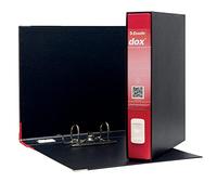 Rexel Esselte DOX 4 - Carpeta de cartón, color rojo
