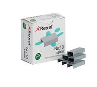 Rexel Grapas 10 de acero de precisión, sin interferencias, 20 x 5000 unidades, 6005