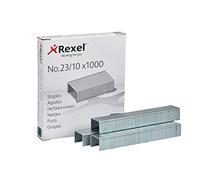 Rexel Grapas tipo 23/10 de acero de calidad, 20 x 1000 unidades, 2101212