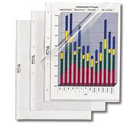 Rexel HETZEL Prospekthülle Standard, A4, PVC, genarbt, 0,095 mm