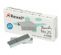 Réxel - Lote de 3 cajas de 1500 grapas n° 25