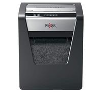 Rexel Momentum M510 CH 2104575CH - Destructora de papel (nivel de seguridad P5, microcorte, capacidad de 10 hojas, depósito de basura de 23 L, con enchufe suizo), color negro