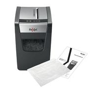 Rexel Destructora de papel Momentum X410-SL Slimline, corte confeti, P4, 23 L, 10 hojas, negro
