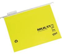REXEL Multifile Plus - Paquete de 10 Carpetas Colgantes A4 Base En V Multicolor