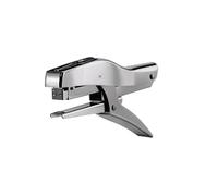Rexel Optima 19 - Grapadora de pinza (capacidad para 2 horas, acabado cromado, para uso con grapas SP19 1/4), color plateado y negro