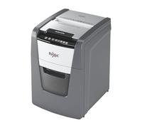Rexel Optimum 2020100XCH AutoFeed+ 100X - Destructora automática de papel CH, 100 hojas, nivel de seguridad P4, corte de partículas, para casa/oficina en casa, oficina, depósito de basura de 34 l, con