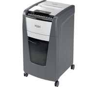Rexel Optimum 2020300XCH AutoFeed+ 300X - Destructora automática CH, 300 hojas, nivel de seguridad P4, corte de partículas, para oficinas y departamentos, depósito de basura de 60 l, con enchufe suizo