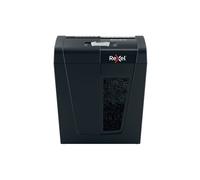 ACCO REXEL Destructora de papel Secure X8 – Corte en partículas P-4, 8 hojas, 14L, silenciosa, negra