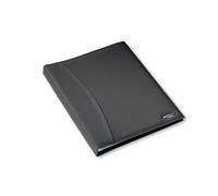 Rexel Soft Touch Smooth - Archivador con 24 fundas plásticas (A4, brillantes), color negro