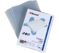 Rexel Superfine S - Fundas transparentes super finas (polipropileno, ligeras, A4