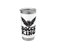 Rey De La Petanca Bola De Petanca Disfraz De Jugador De Vaso térmico de acero inoxidable de doble pared